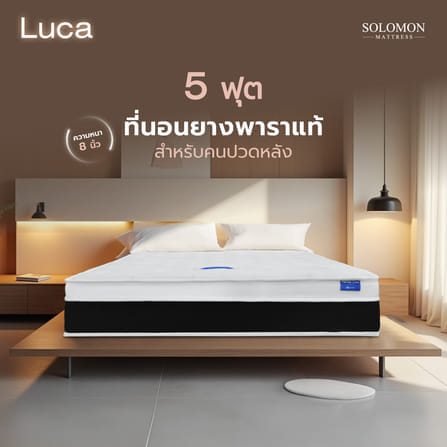 ที่นอน 5 ฟุต SOLOMON รุ่น LUCA หนา 8 นิ้ว_8